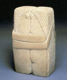 Constantin Brancusi / kiss