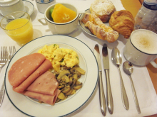 HOTEL MARQUES DE POMBAL での朝食