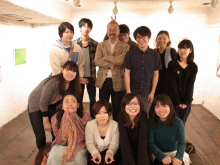 そして、オープニングに集ってくれた<br>仲間と記念撮影