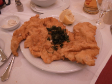 ポークカツレツです。大きい!
