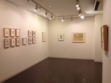 個展会場です。